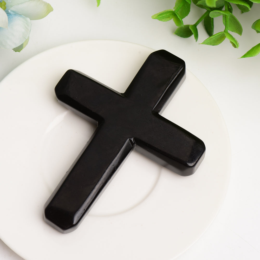 4.0" Mixed Crystal Cross Carving Bulk Wholesale Wholesale Crystals