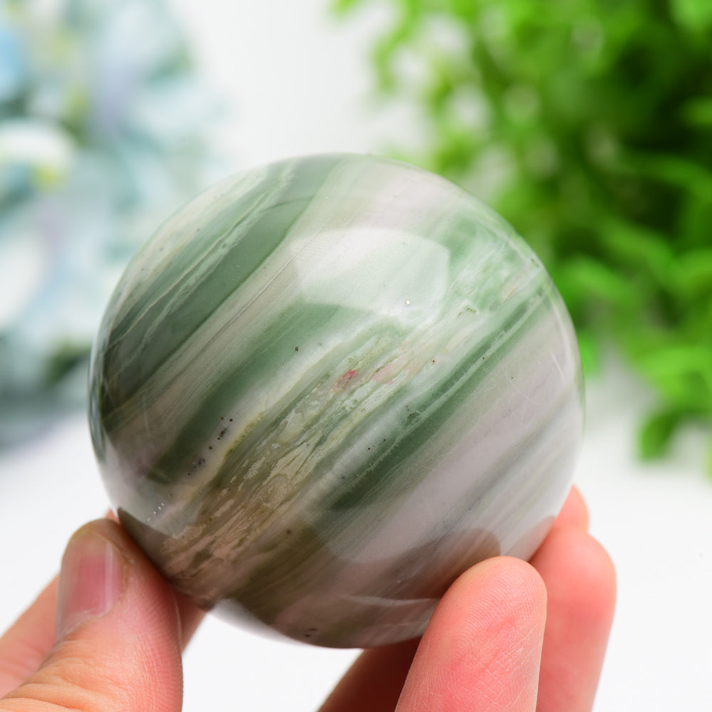 2.3"-2.5" Brizillian Jasper Sphere Bulk Wholesale Wholesale Crystals