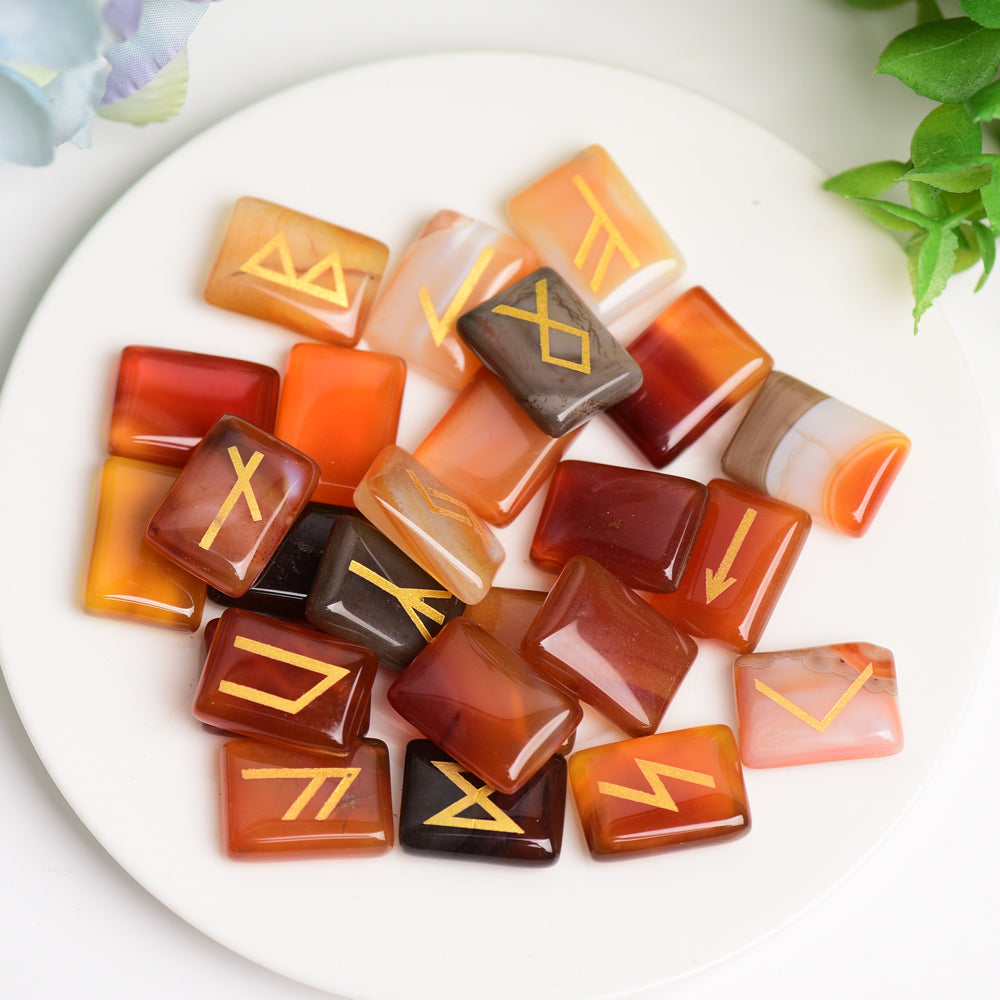 Runes Crystal Palm Stone Wholesale Crystals