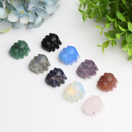 Mixed Crystal Mini Spider Carving Bulk Wholesale Wholesale Crystals