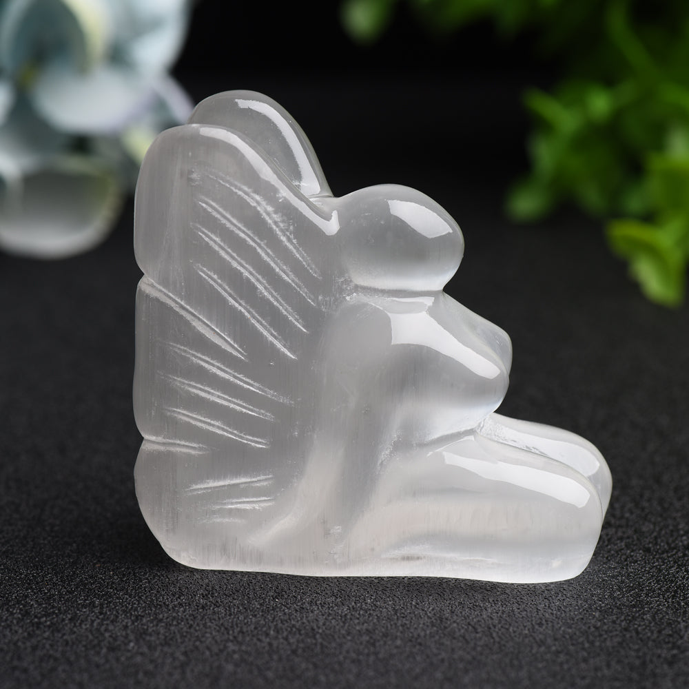 2.6" Selenite Fairy Crystal Carving Bulk Wholesale Wholesale Crystals