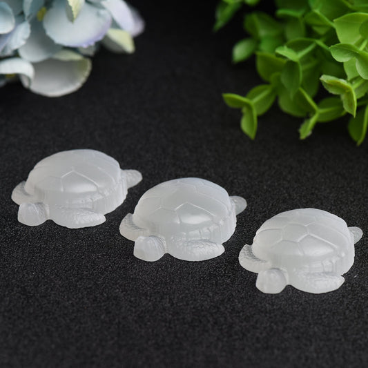 1.8" Selenite Turtle Crystal Carving Bulk Wholesale Wholesale Crystals