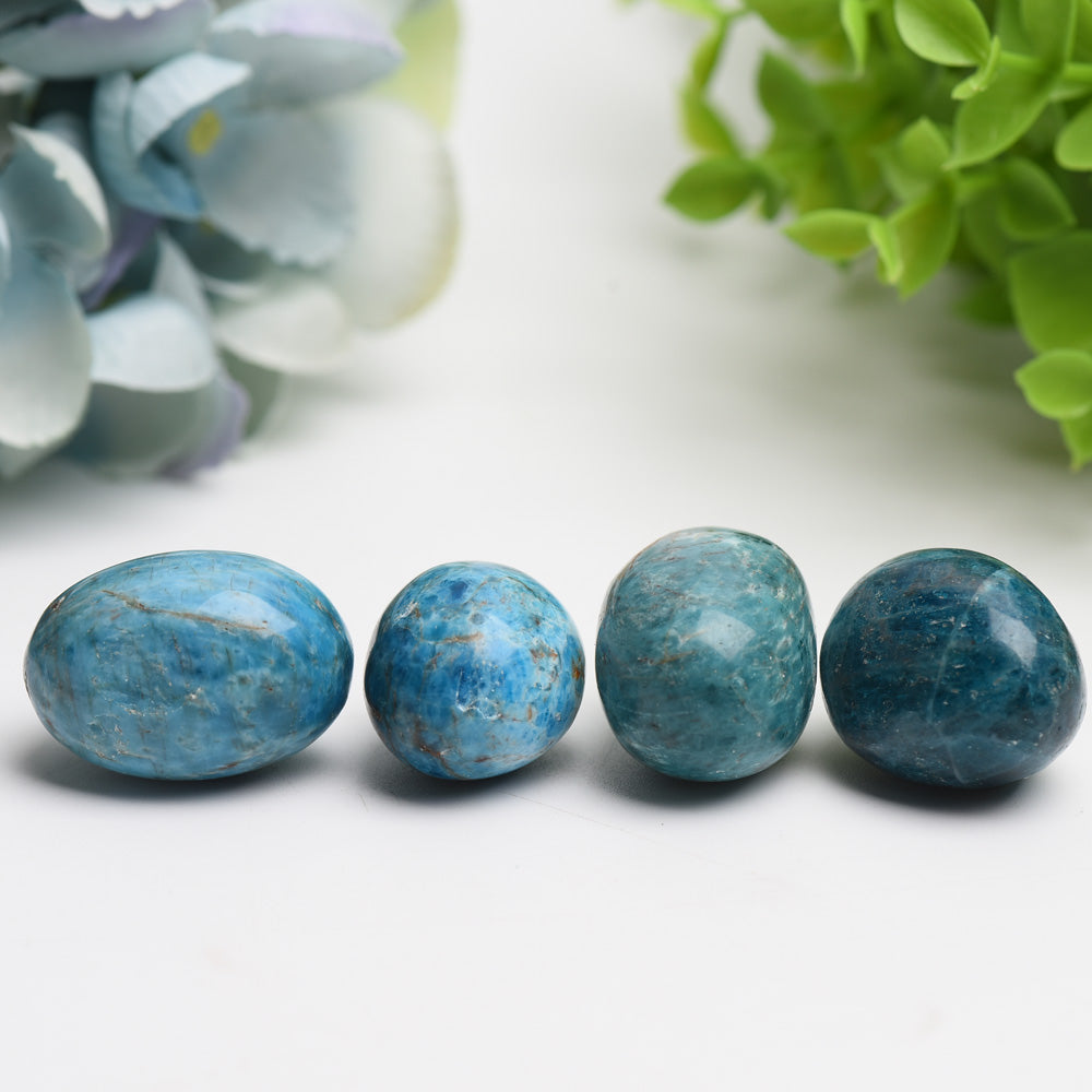 25-30mm Blue Appatite Crystal Tumbles Bag Bulk Wholesale Wholesale Crystals