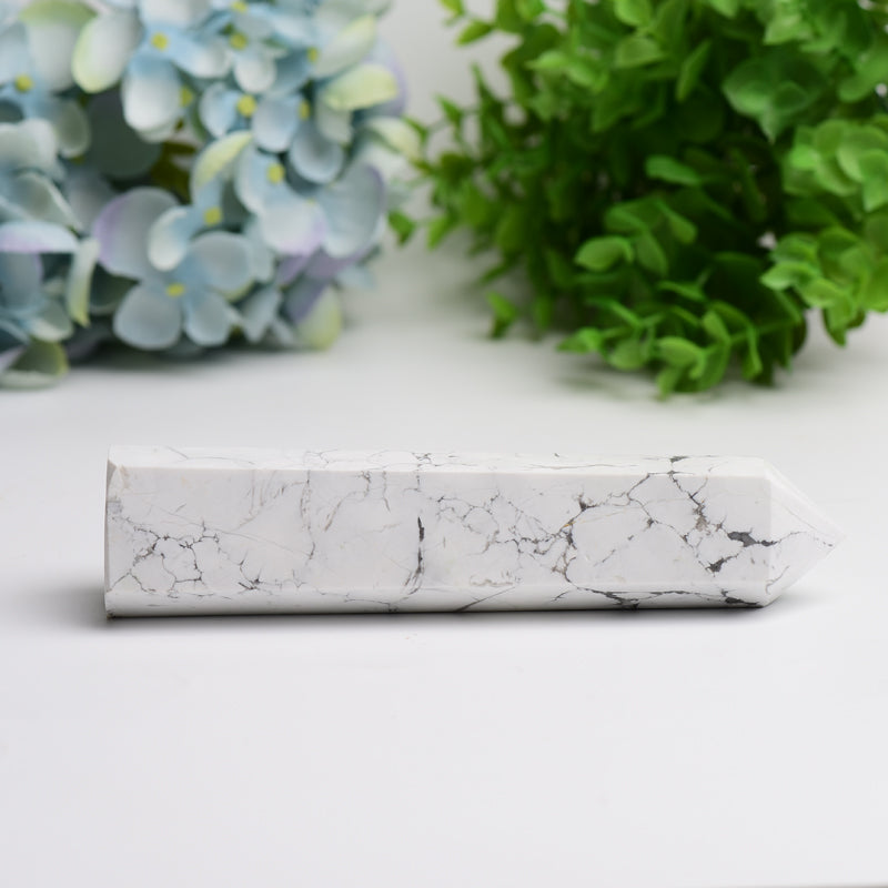 6.0"-8.0" Howlite Crystal Tower Bulk Wholesale Wholesale Crystals