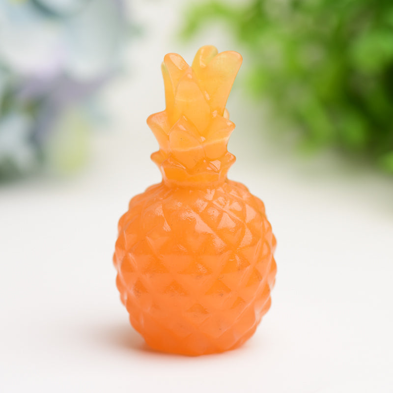 2.5" Pinapple Crystal Carving Bulk Wholesale Wholesale Crystals