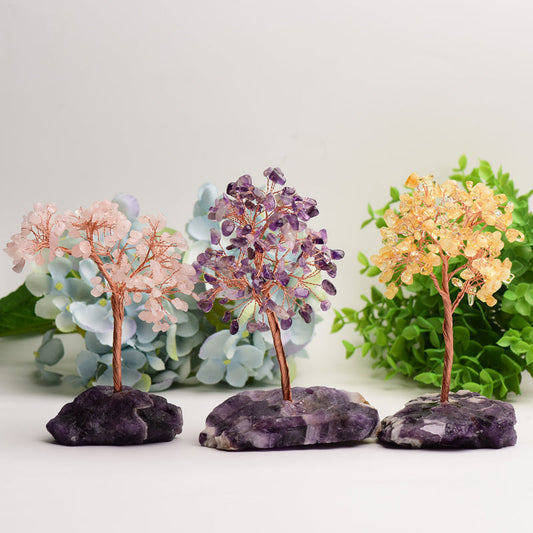 Crystal Tree with Dream Amethyst Base Free Form Bulk Wholesale Wholesale Crystals