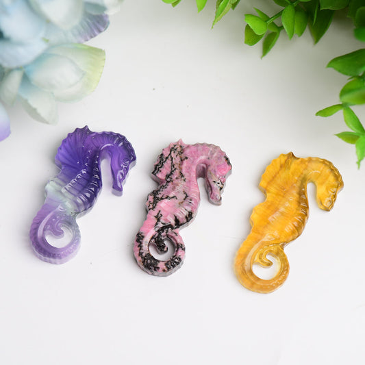 2.0" Hippocampus Crystal Carving Bulk Wholesale Wholesale Crystals