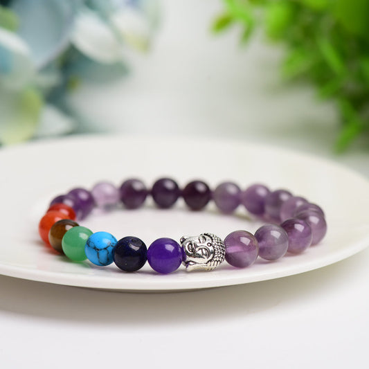 Chakra Mixed Crystal Bracelet Bulk Wholesale Wholesale Crystals