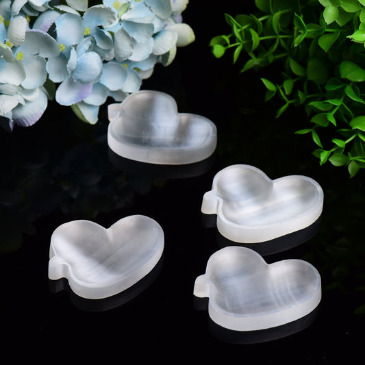 2.6" Duck Shape Selenite Bowl Carving Bulk Wholesale Wholesale Crystals