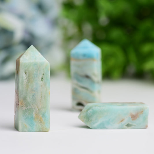 Set of 3 Hemimorphite Point Bag Wholesale Crystals