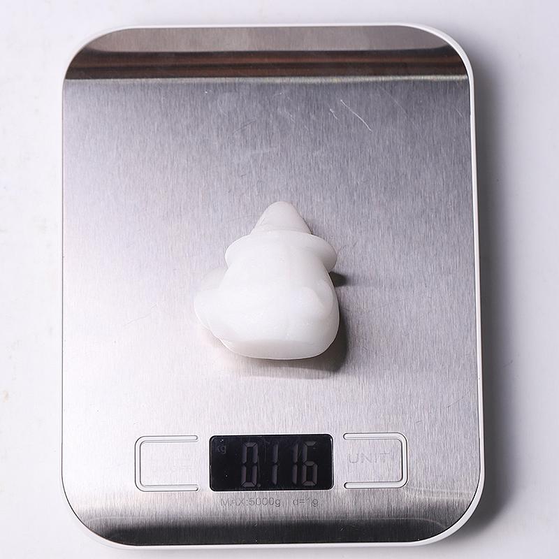 2.2" White Jade Pumpkin Ghost Crystal Carvings for Halloween Wholesale Crystals