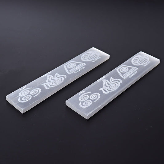 7.7" Selenite Stick with Printing Wholesale Crystals