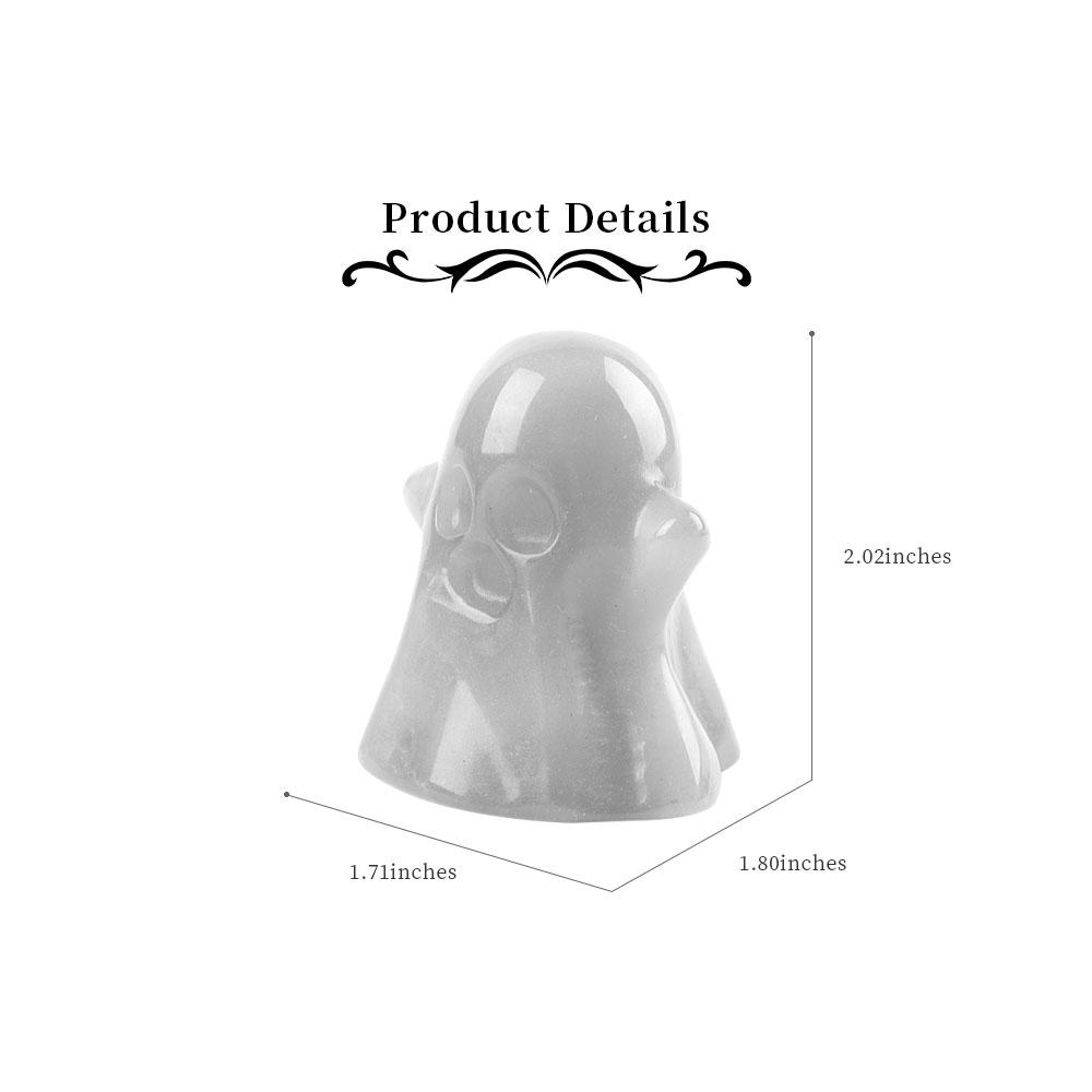 2" Hand Carved Serpentine Ghost Wholesale Crystals