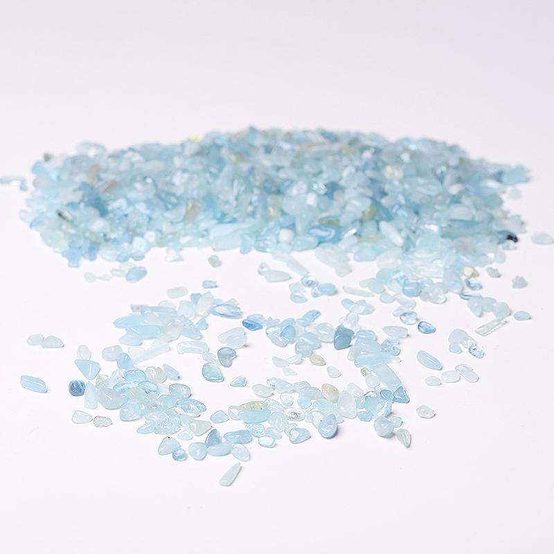 0.1kg 7-9mm Wholesale High Quality Aquamarine Chips Wholesale Crystals