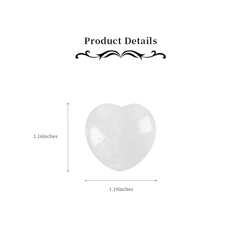 3cm Rose Quartz Heart Shape Crystal Carvings Palm Stone Wholesale Crystals