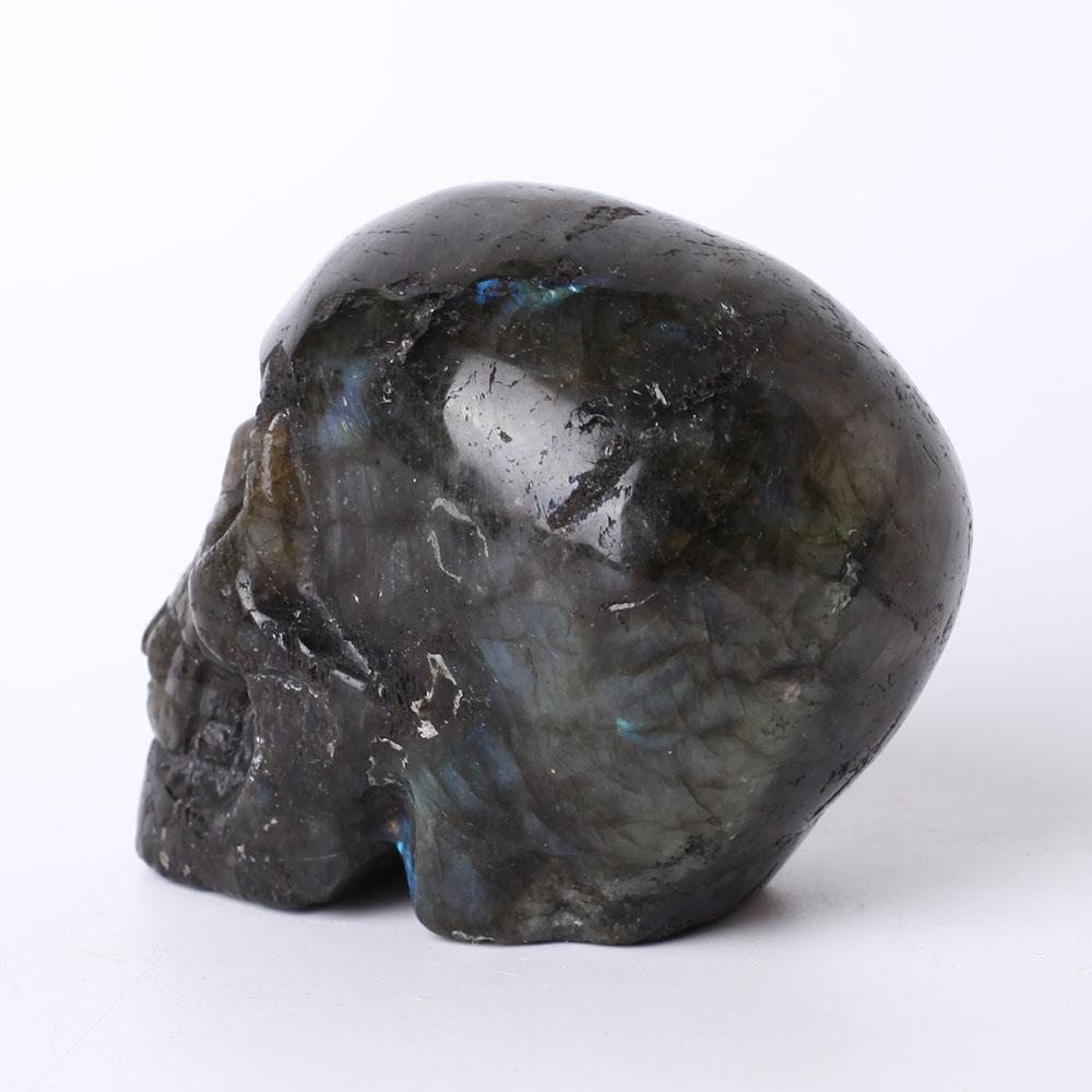 3" Larbradorite Crystal Carving Skull Wholesale Crystals