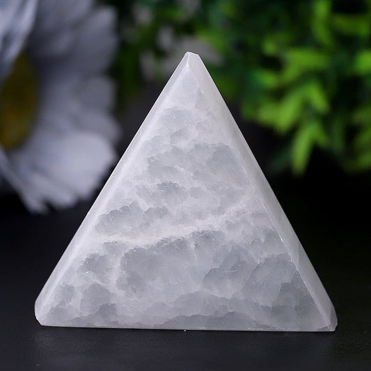 2" Triangle Selenite Slab Crystal Charging Plate Wholesale Crystals