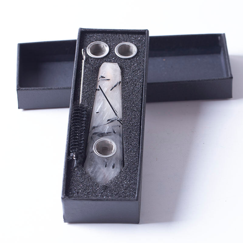 Tourmaline Smoking Pipe wholesale support mixed customization Wholesale Crystals