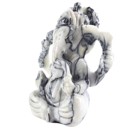 Jade Ganesha Carving Free Form Wholesale Crystals