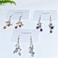 Alloy Metal Crystal Earrings Crystal Healing Bulk Wholesale