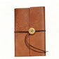 Loose-leaf PU Leather Journal Notebook with Natural Crystal Button Decoration Wholesale