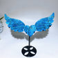 Crystal Heart Wings Carving with Stand Crystal Healing Bulk Wholesale