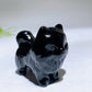 2.2" Naturla Crystal Pomeranian Dog Carving Wholesale