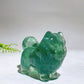 2.2" Naturla Crystal Pomeranian Dog Carving Wholesale