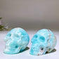 1.9" Hemimorphite Skull Carving Crystal Healing Bulk Wholesale