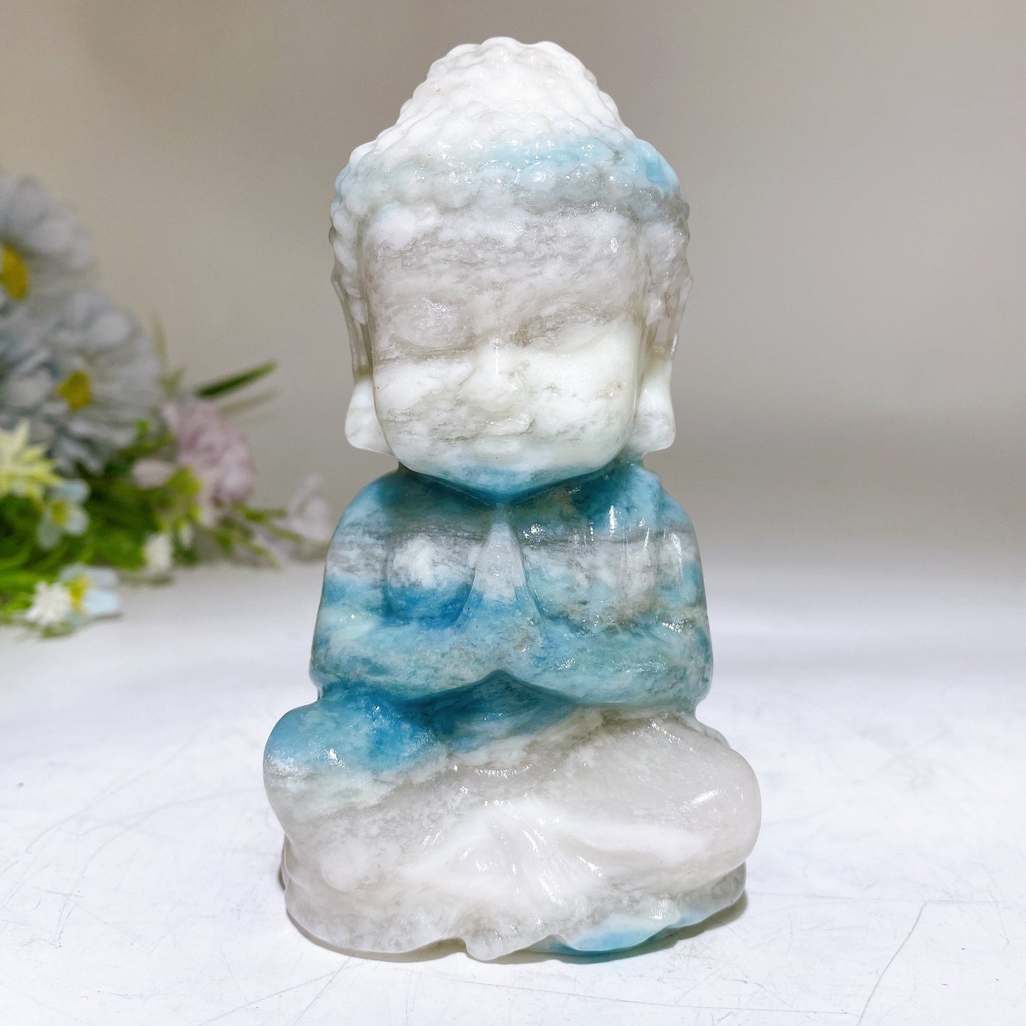 4.5" Crystal Buddha Carving Crystal Healing Bulk Wholesale