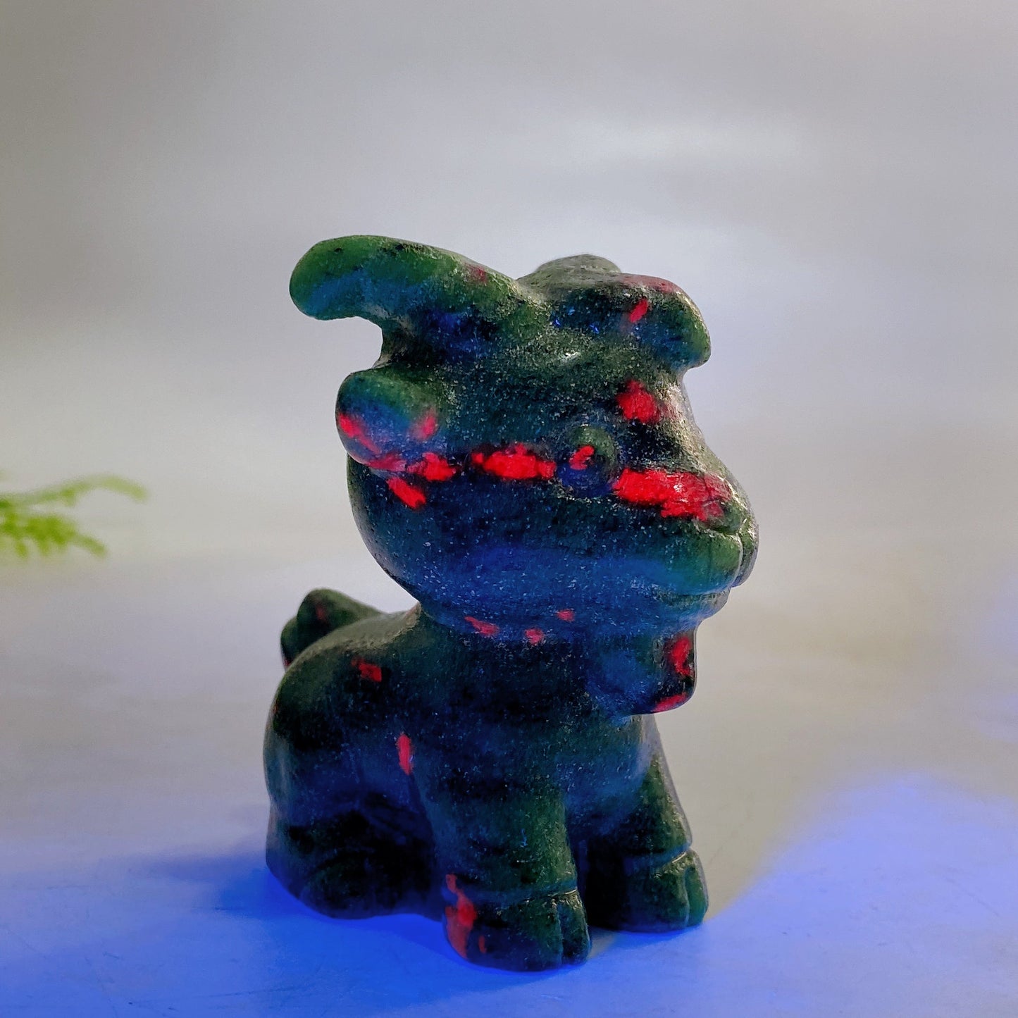 2.3" Natural Crystal Goat Carving Wholesale