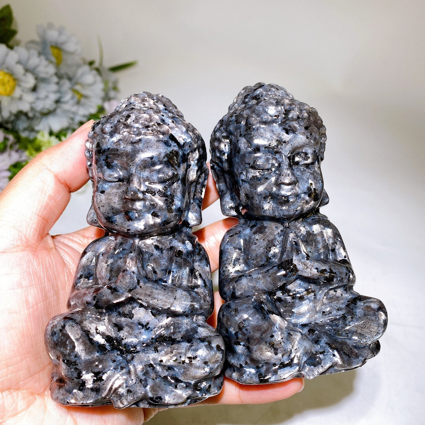 4.5" Crystal Buddha Carving Crystal Healing Bulk Wholesale