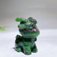 2.3" Natural Crystal Goat Carving Wholesale