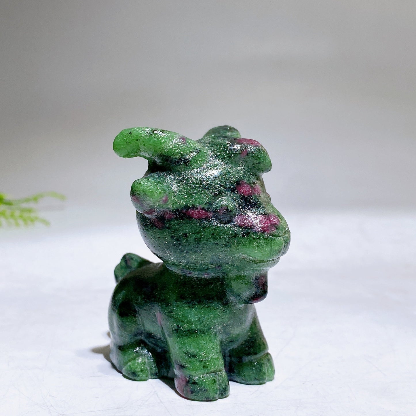 2.3" Natural Crystal Goat Carving Wholesale