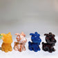 2.3" Natural Crystal Goat Carving Wholesale