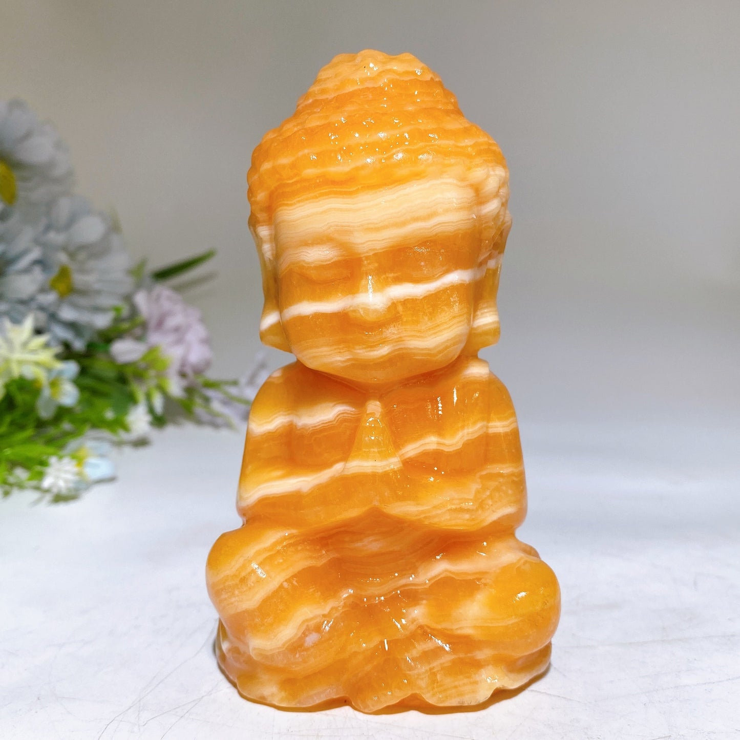 4.5" Crystal Buddha Carving Crystal Healing Bulk Wholesale