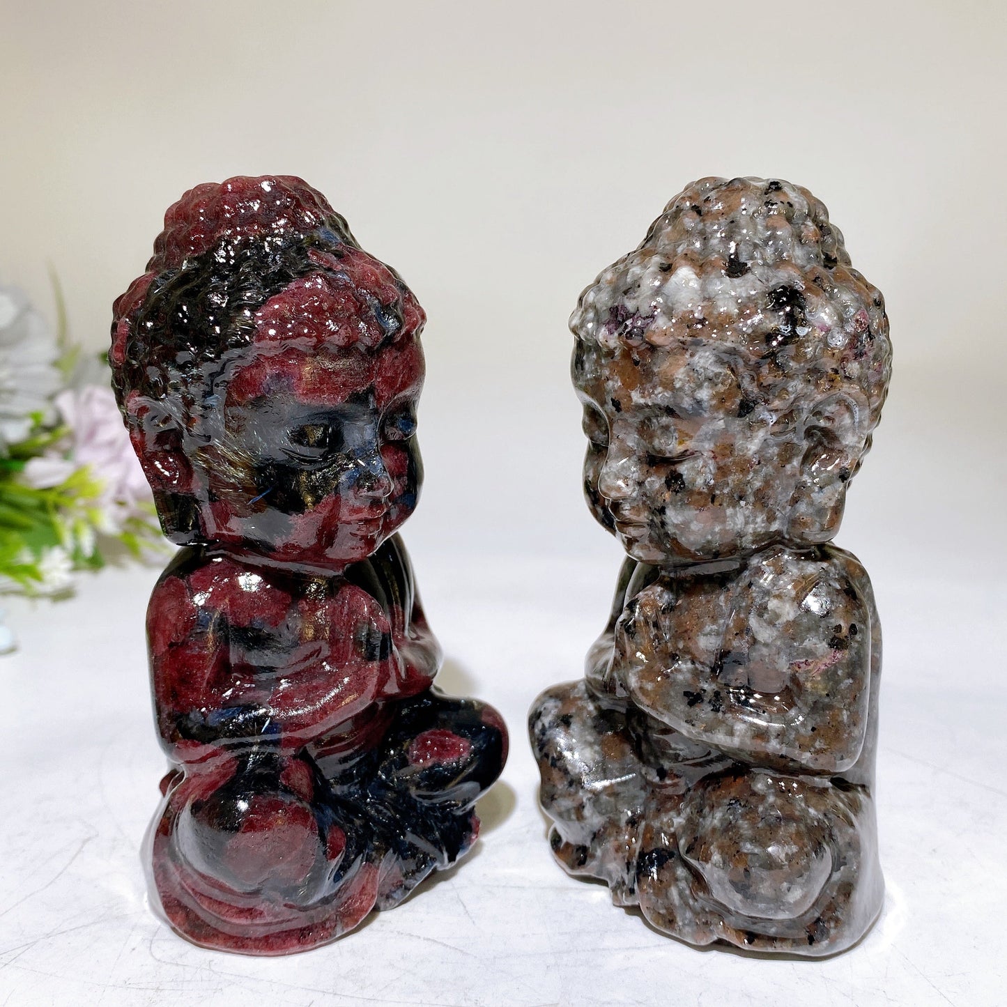 4.5" Crystal Buddha Carving Crystal Healing Bulk Wholesale
