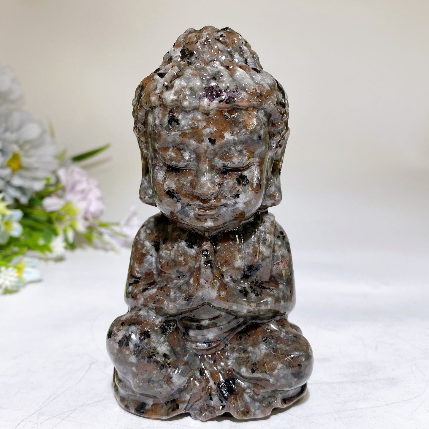 4.5" Crystal Buddha Carving Crystal Healing Bulk Wholesale