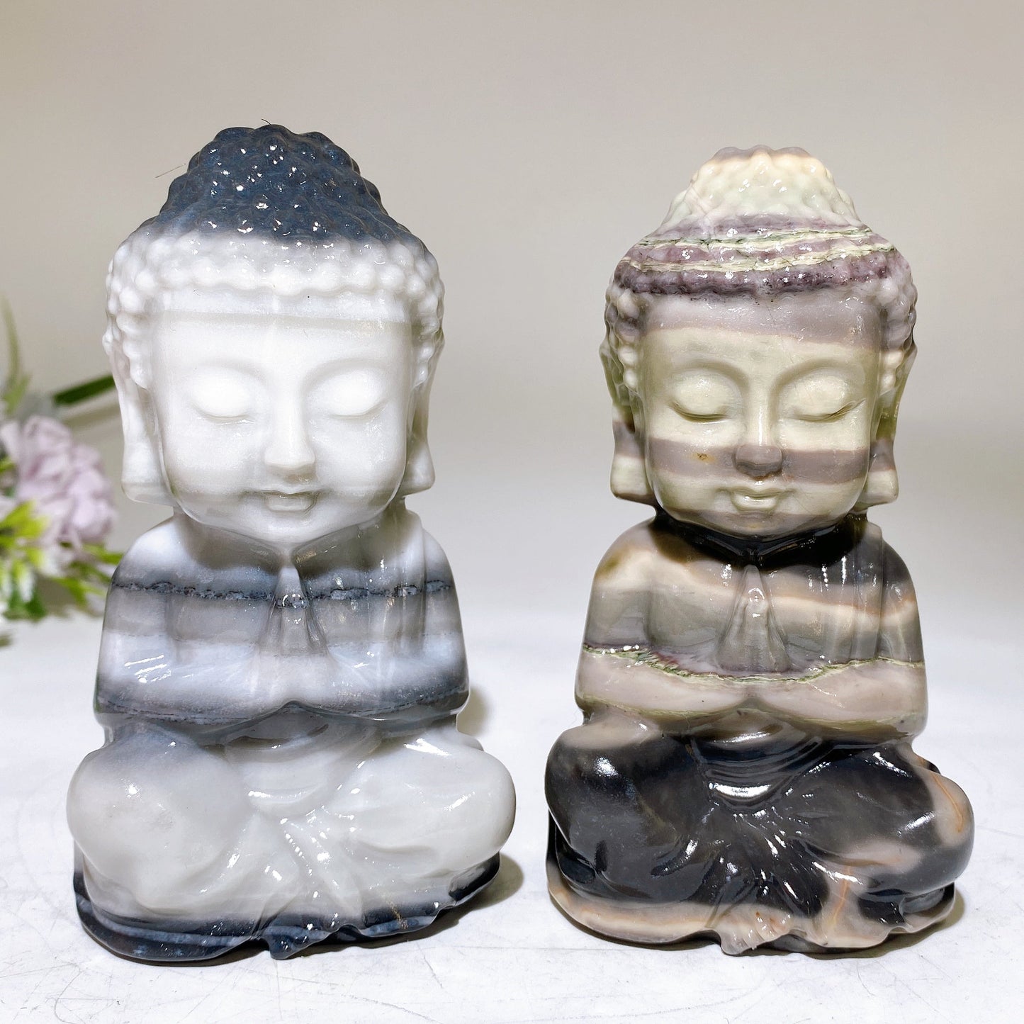 4.5" Crystal Buddha Carving Crystal Healing Bulk Wholesale