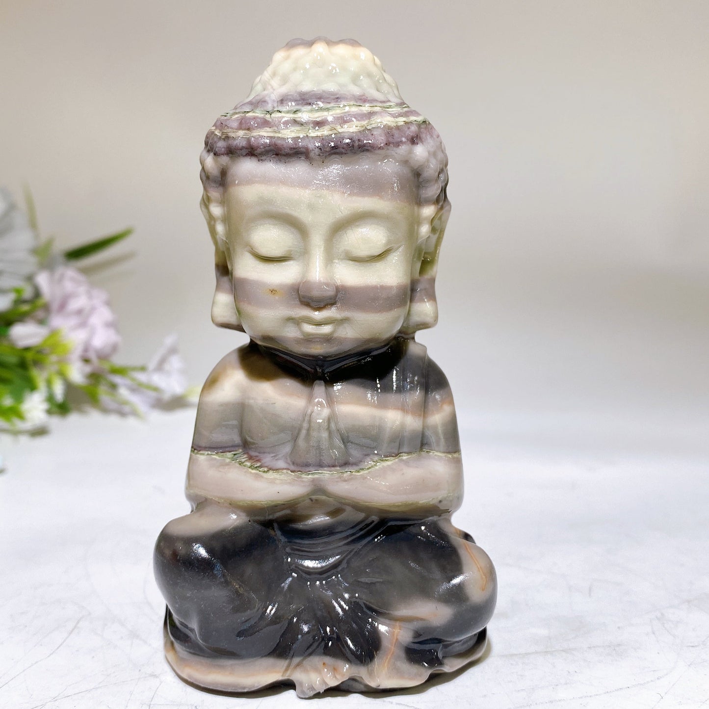4.5" Crystal Buddha Carving Crystal Healing Bulk Wholesale
