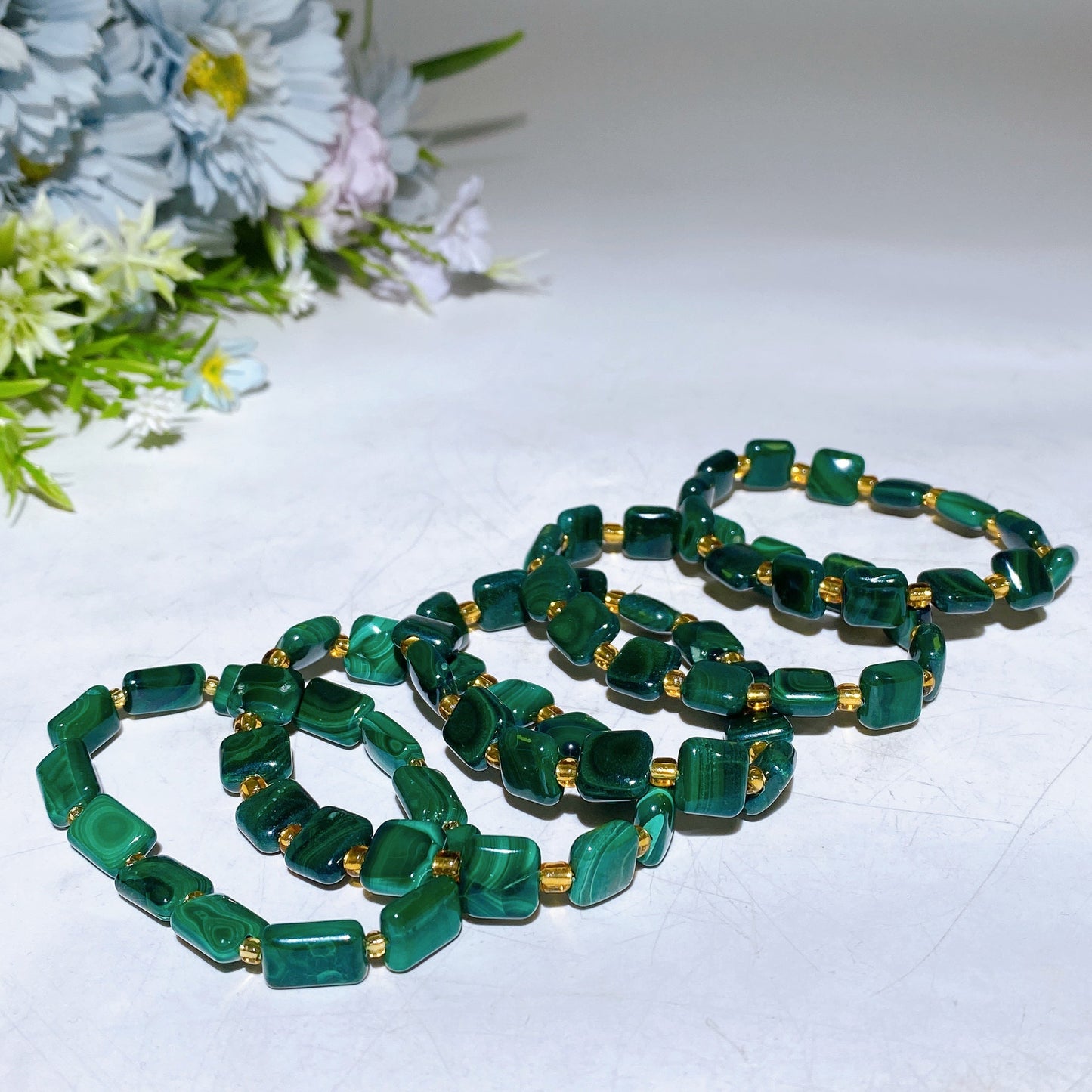 Malachite Bracelet Crystal Healing Bulk Wholesale