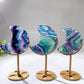 Rainbow Fluorite Moon Carving with Stand Wholesale