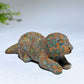 3.5" Natural Gemstone Crystal Beaver Carving  For Gift & Display Wholesale