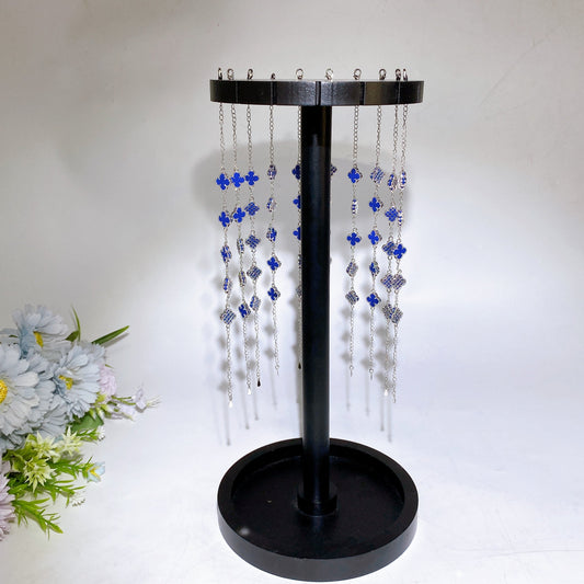 Black Wooden Pedulum Display Stand Crystal Healing Bulk Wholesale