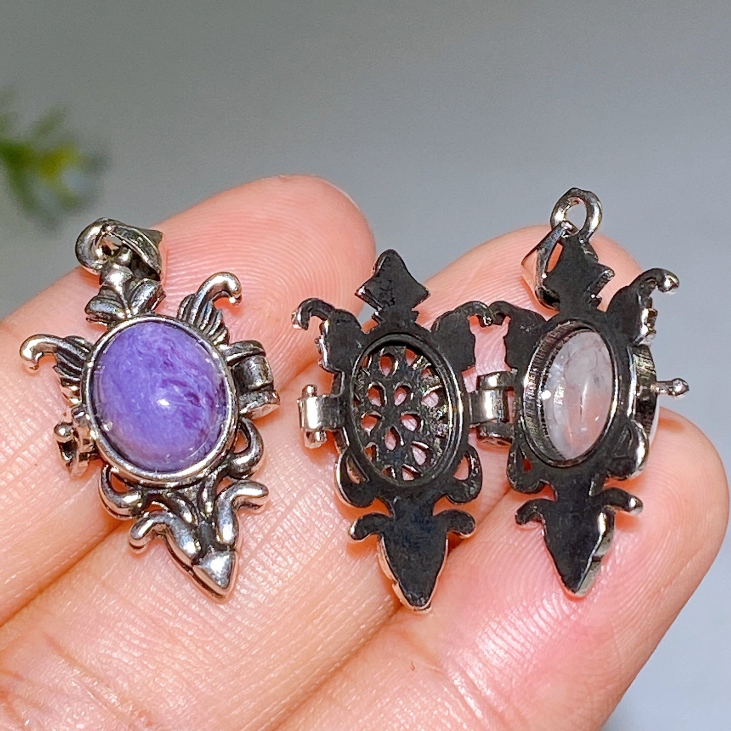 25mm Multi-Material Natural Crystal Pendant Wholesale