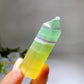 1.6"-3.0" Lemon Fluorite Point Crystal Healing Bulk Wholesale