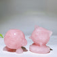 1.7"-1.9" Rose Quartz Kirby Jigglypuff Carving Wholesale