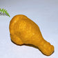 Natural Yellow Jade Shell Stone Chicken Leg Carving Wholesale