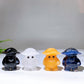 1.9" Mixed Crystal Mushroom Kid Carving Wholesale