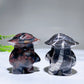 1.9" Mixed Crystal Mushroom Kid Carving Wholesale